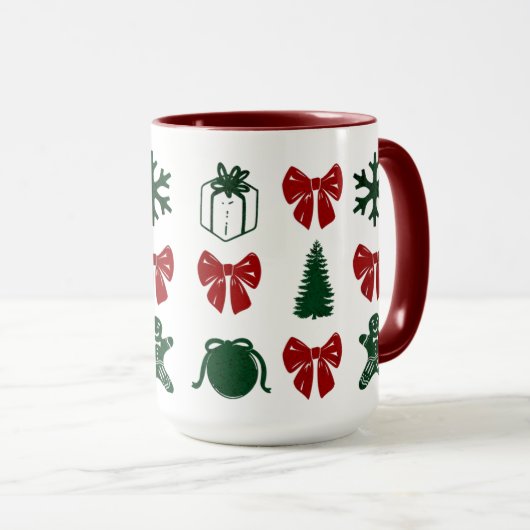 Taza navideña y coquette mok (Voorkant rechts)