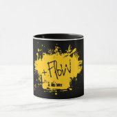 Taza Negra con logo de +Flow Mok (Midden)