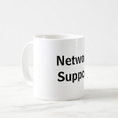 Taza network Support Koffiemok (Voorkant links)