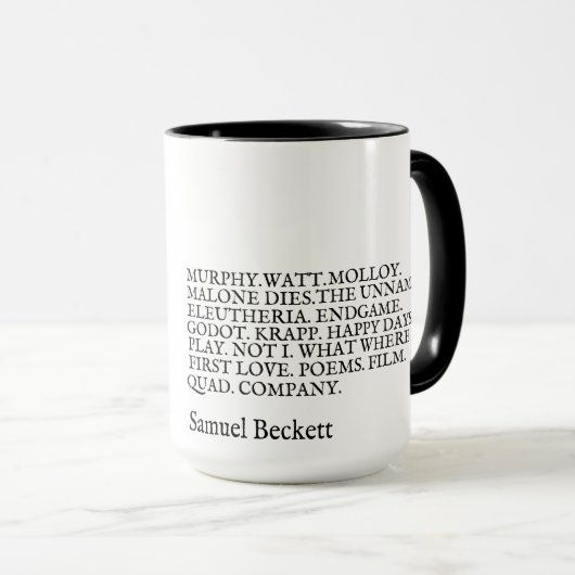 Taza Obra Samuel Beckett Mok (Voorkant rechts)