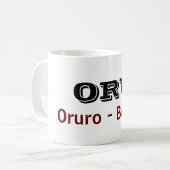 Taza Oruro  Bolivia Koffiemok (Voorkant links)