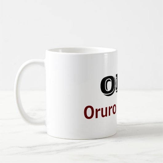 Taza Oruro  Bolivia Koffiemok (Links)