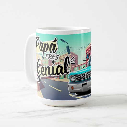 Taza Papá Eres Genial Koffiemok (Voorkant links)