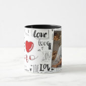 Taza para café personalizada con foto de pareja mok (Midden)