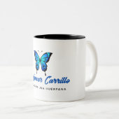 Taza para café tweekleurige koffiemok (Voorkant rechts)