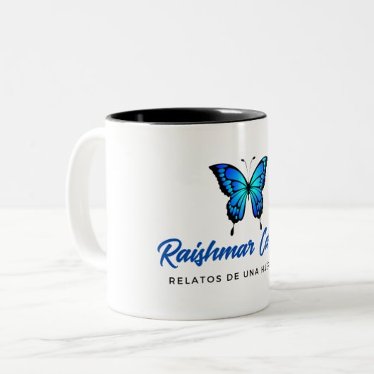 Taza para café tweekleurige koffiemok (Voorkant links)