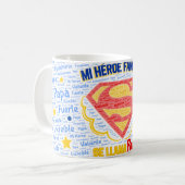 Taza para Día del Padre - "Mi heroe" Koffiemok (Voorkant links)