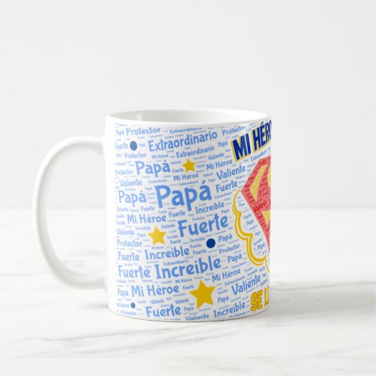 Taza para Día del Padre - "Mi heroe" Koffiemok (Links)