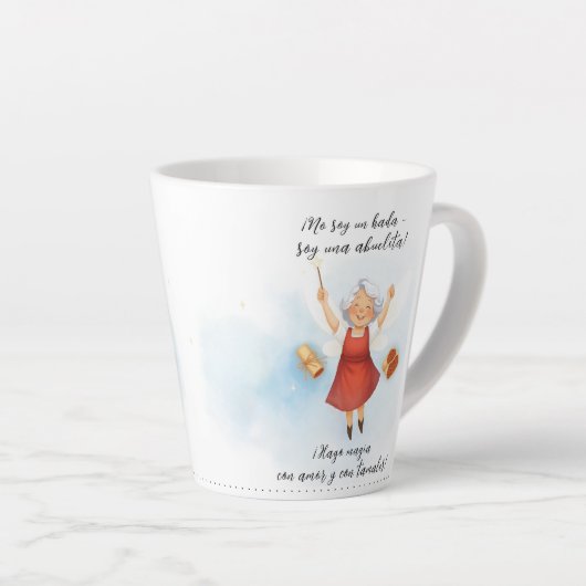Taza para la Abuela - Food Collection Latte Mok (Rechterhoek)