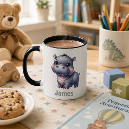 Taza para niños personalizada con diseño de animal mok
