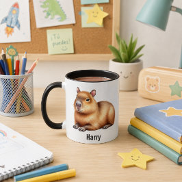 Taza para niños personalizada con diseño de animal mok
