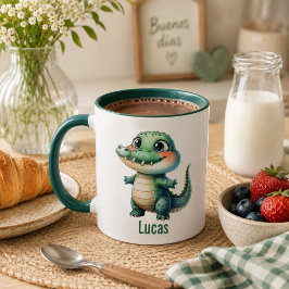 Taza para niños personalizada con diseño de animal mok