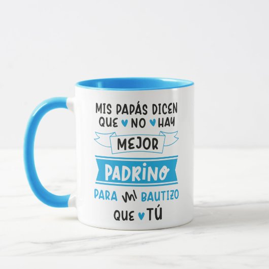 Taza para Padrino de Bautizo 11oz Mok (Links)