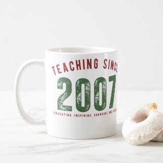 Taza para profesor | Teaching since 2007 Koffiemok