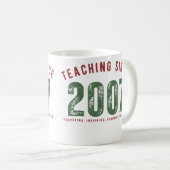 Taza para profesor | Teaching since 2007 Koffiemok (Voorkant rechts)