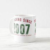 Taza para profesor | Teaching since 2007 Koffiemok (Voorkant links)