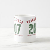 Taza para profesor | Teaching since 2007 Koffiemok (Center)