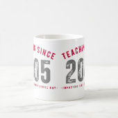 Taza para profesores Teaching since 2005 Koffiemok (Center)