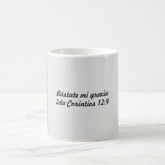 Taza para tomar café con texto bíblico  koffiemok (Center)