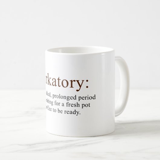 Taza Perkatory Koffiemok (Voorkant rechts)