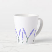 Taza personalizable con lavandas latte mok (Rechterhoek)