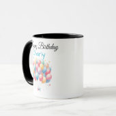 Taza personalizada “Happy Birthday” Mok (Voorkant links)