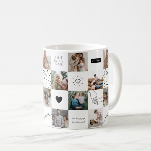 Taza personalizada koffiemok (Voorkant rechts)