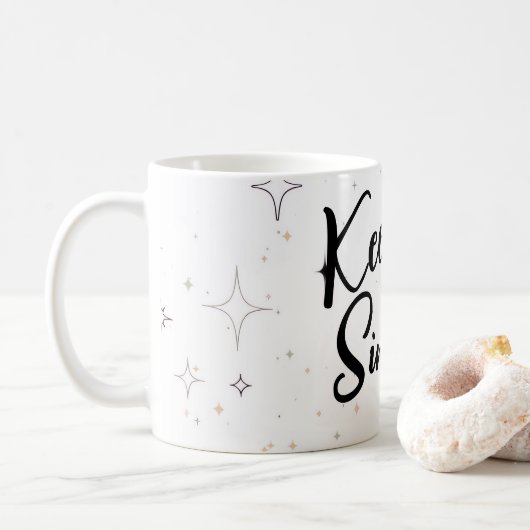 Taza personalizada koffiemok (Met donut)