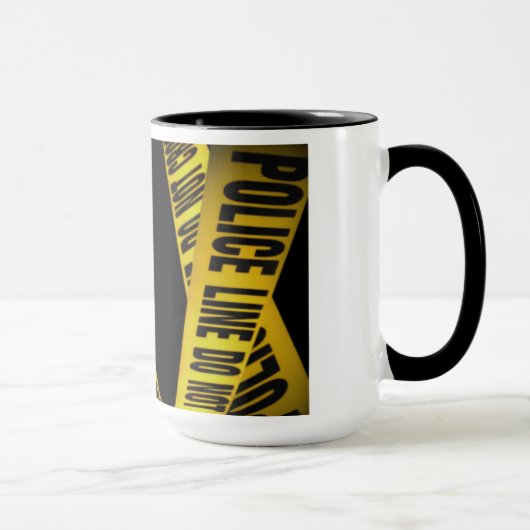 Taza "POLICE  LINE DO NOT CROSS Mok (Rechts)