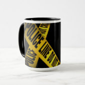 Taza "POLICE  LINE DO NOT CROSS Mok (Voorkant links)