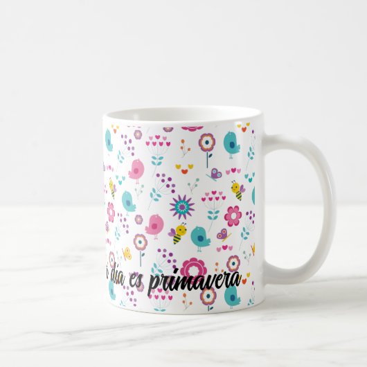 Taza primavera para regalar a un amigo koffiemok (Rechts)