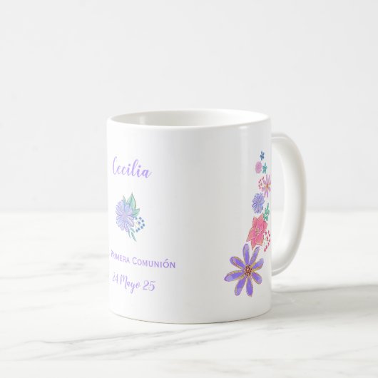 Taza Primera Comunión CECILIA Koffiemok (Voorkant rechts)