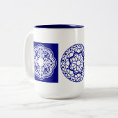 taza Puebla1 Tweekleurige Koffiemok (Voorkant links)