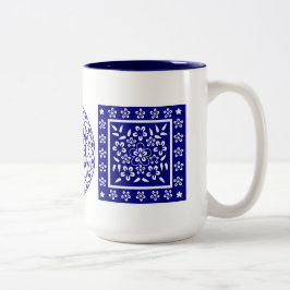 taza Puebla1 Tweekleurige Koffiemok