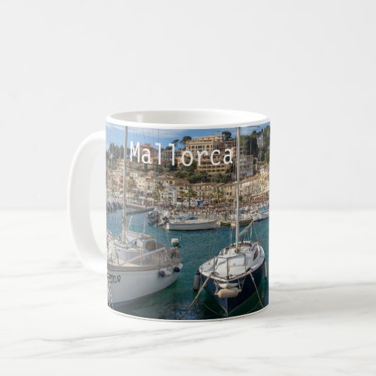 taza Puerto de Sóller en Mallorca Koffiemok (Voorkant links)