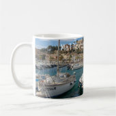 taza Puerto de Sóller en Mallorca Koffiemok (Links)