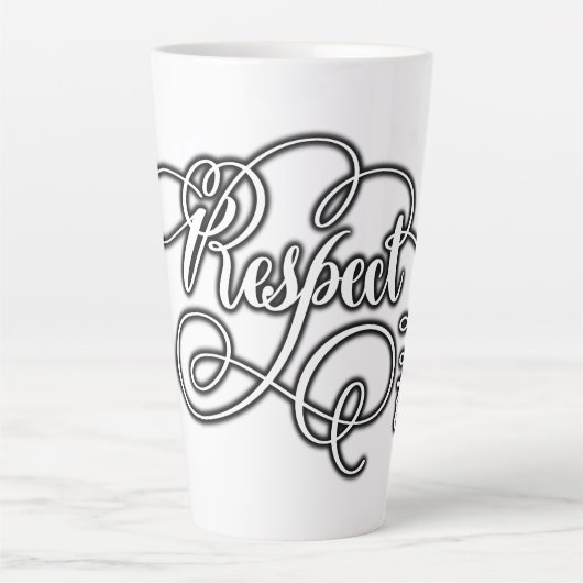 Taza respect  latte mok (Voorkant)