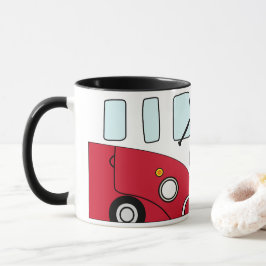 Taza Retro Kombi Vintage – Vanlife Hippie Style co Mok