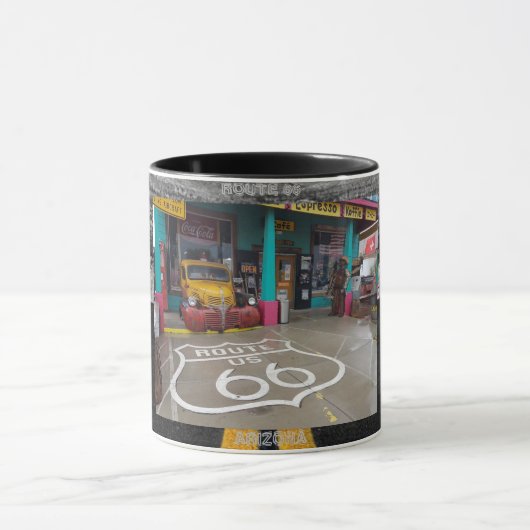 TAZA ROUTE 66, ARIONA. SELIGMAN MOK (Midden)
