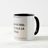 Taza "Sanar es feo, pero vale la pena" Mok (Voorkant rechts)