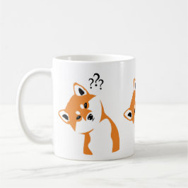 Taza Shiba inu dudoso. Koffiemok