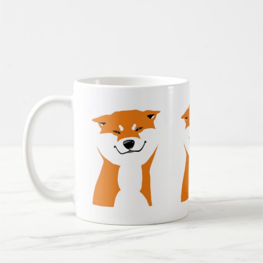 Taza Shiba inu Saludo. Koffiemok (Links)