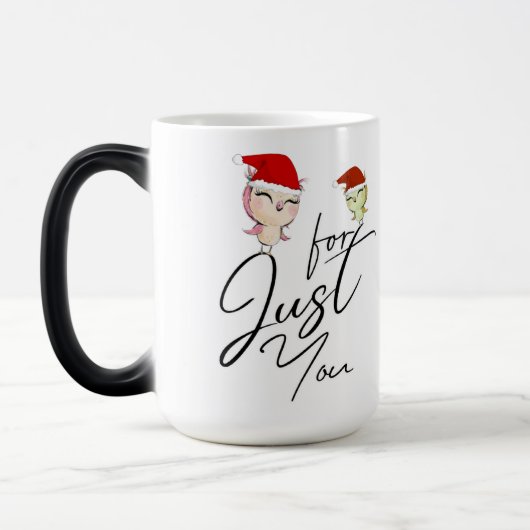 Taza solo para ti con búhos hermossel magische mok (Links)