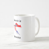 Taza suvenir ez Hrvatska Koffiemok (Voorkant rechts)