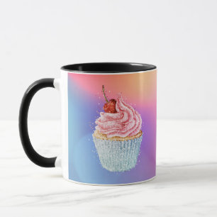 Taza Sweet en Glitter Cupcake Mok