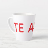 Taza TE AMO Latte Mok (Linkerhoek)