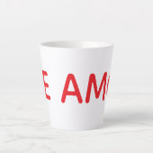 Taza TE AMO Latte Mok (Voorkant)