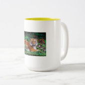 taza tg tweekleurige koffiemok (Voorkant rechts)