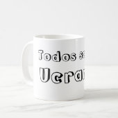 Taza todos somos Ucrania Koffiemok (Voorkant links)