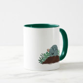 Taza topo feliz con gafas mok (Voorkant rechts)